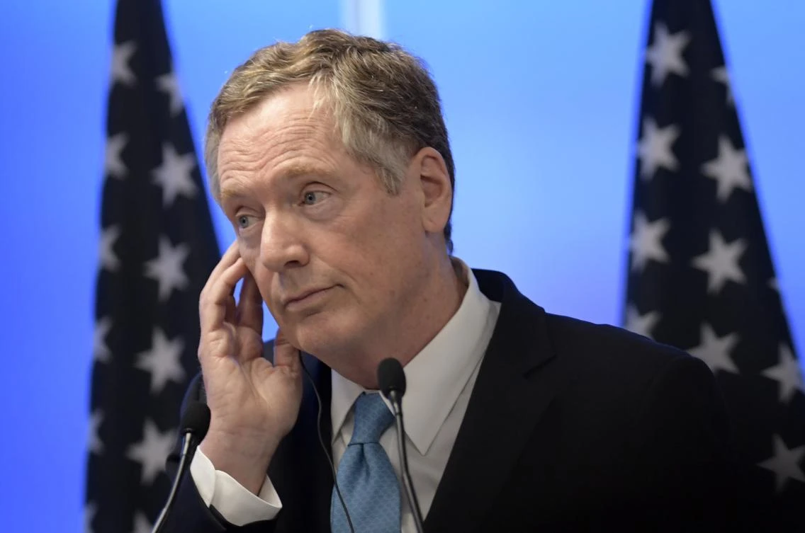US Trade Representative Robert Lighthizer, above, along with Canadian Foreign Minister Chrystia Freeland and Mexican Economy Secretary Ildefonso Guajardo Villarreal had said “significant progress” was made at the end of the last round of talks, but no details were released. (AFP)