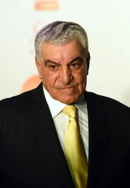 Egyptian archaeologist Zahi Hawass attends the "Night of Art" exhibit at the the Egyptian Museum in the capital Cairo on October 28, 2017. / AFP / MOHAMED EL-SHAHED