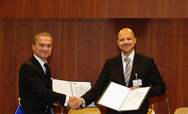 The partnership agreement was signed by Nasser Al-Thekair, general manager of trade & business development, and Christophe Perrin, deputy director general for operations and partnership, ILO.