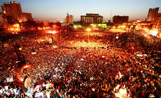 In this June 2, 2012 file photo, Egyptians gather at Tahrir Square in Cairo. (AP)