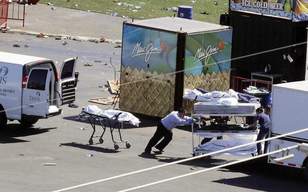 A day after a massacre, Vegas is not quite Vegas