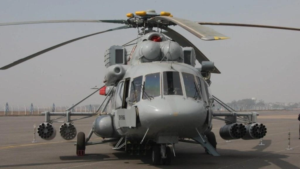 The Russian-made MI-17 helicopter, similar to pictured above, was on a training sortie in the mountainous district of Tawang near the border with Tibet when it crashed. (Reuters)