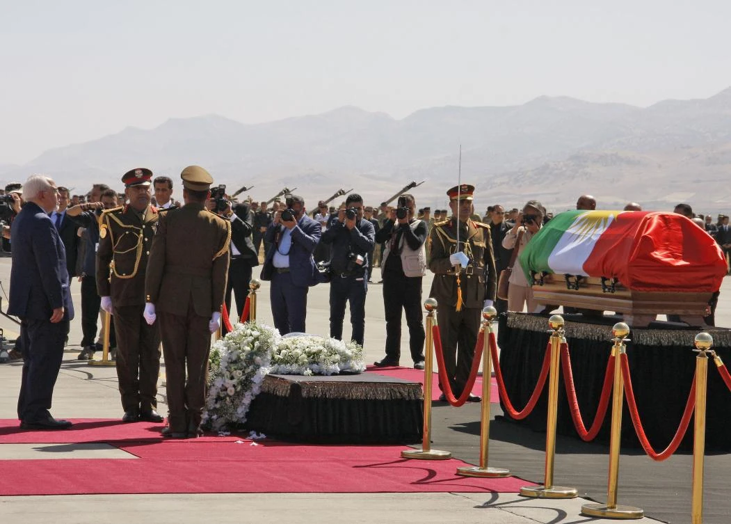 Dignitaries gather in Kurd city for Iraq ex-president’s funeral