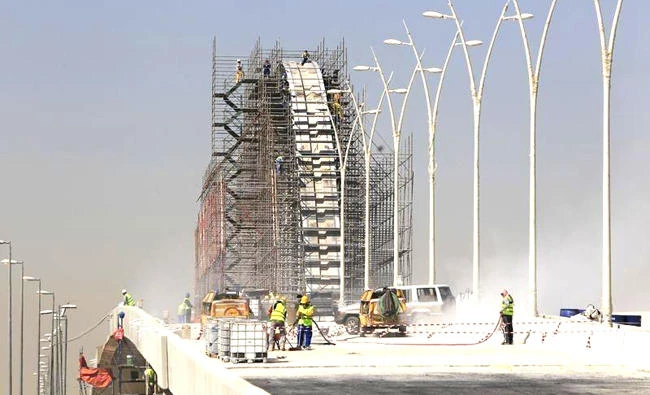 S&P estimates that the Saudi construction sector accounts for about 8 percent of total bank loans in the country. (Reuters)