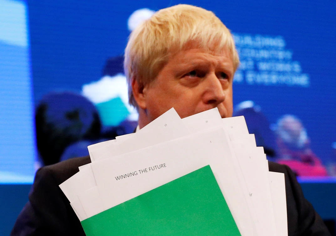 Britain's Foreign Secretary Boris Johnson, seen as a potential successor to Theresa May, said that Conservative lawmakers pushing to unseat the Prime Minister were “nutters.” (Reuters)