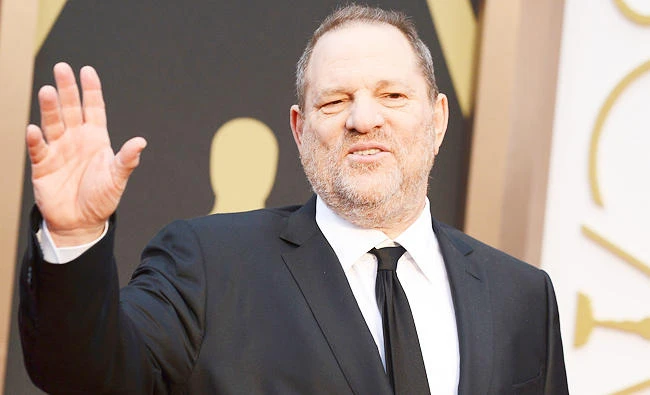 In this March 2, 2014 file photo, Harvey Weinstein arrives at the Oscars in Los Angeles. (AP)