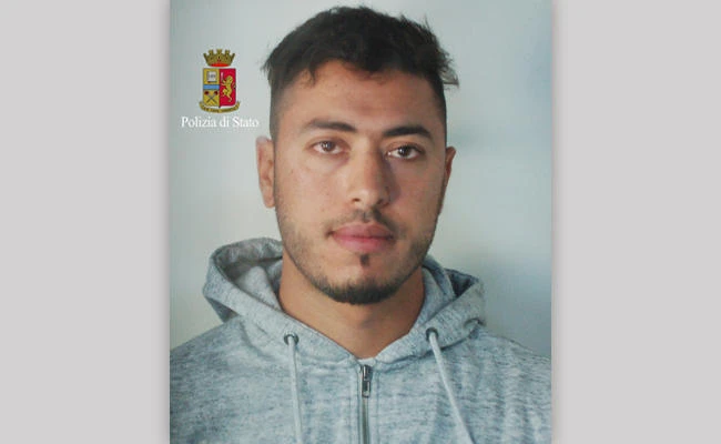 Anis Hannachi, the brother of Ahmed Hannachi, a Tunisian man who killed two young women with a knife outside the Marseille train station a week ago, is seen in this handout picture provided by the Italian Police in Rome on October 9, 2017. (Polizia Di Stato/Handout via Reuters)