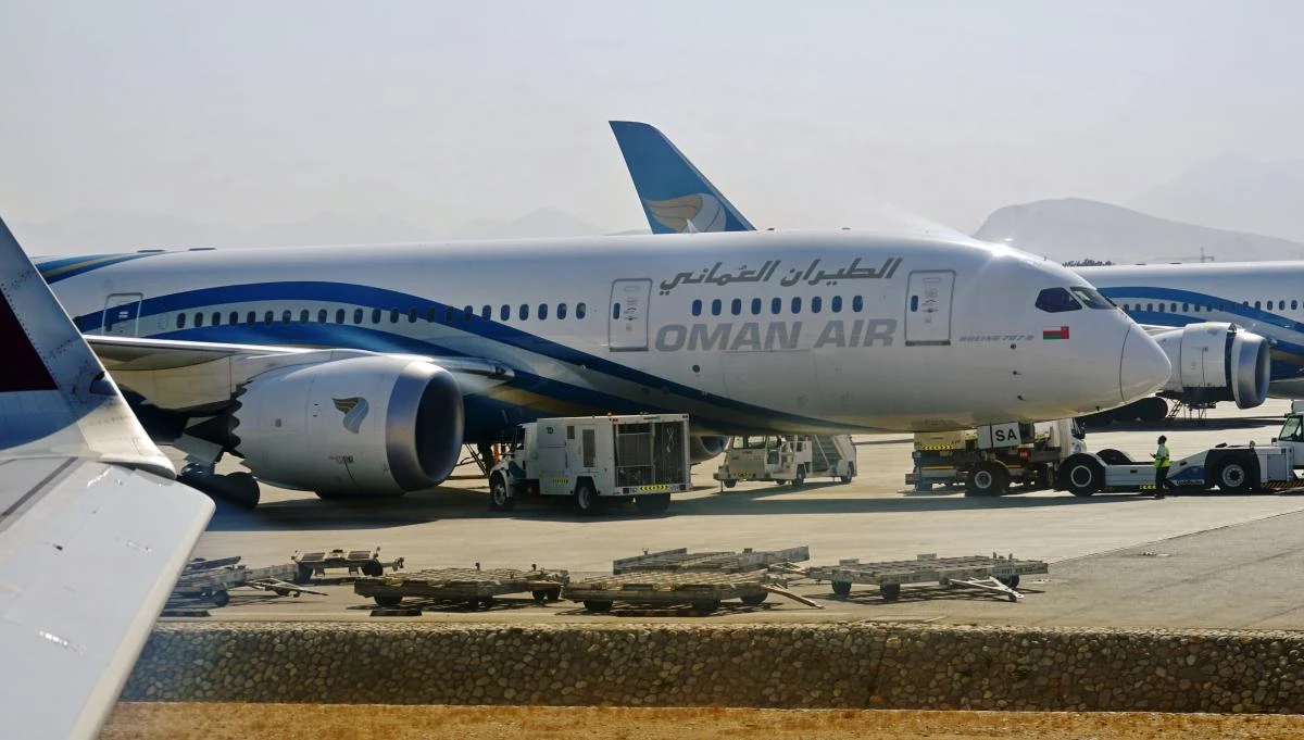 Aircraft at Muscat airport in Oman. (Shutterstock)