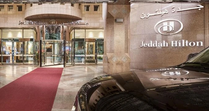 Hotel occupancy rates rose by 3.5 percent to 70.2 percent in September. Above, Jeddah Hilton Hotel. (Courtesy Jeddah Hilton Hotel)