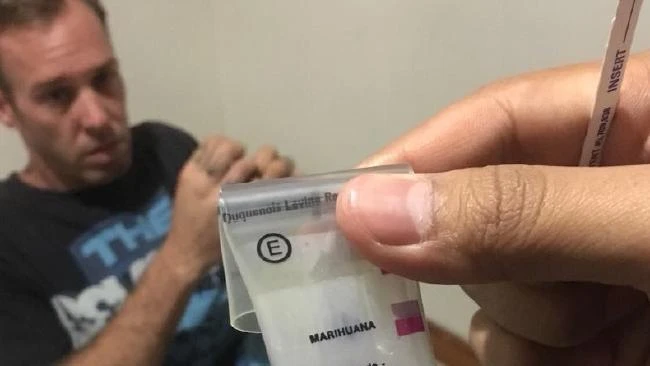 Joshua James Baker managed to escape when he was led to a toilet for a urine test, climbing through a ventilation shaft to make his getaway. He was recaptured 10 hours later in the beach village of Canggu. (Photo courtesy: social media)