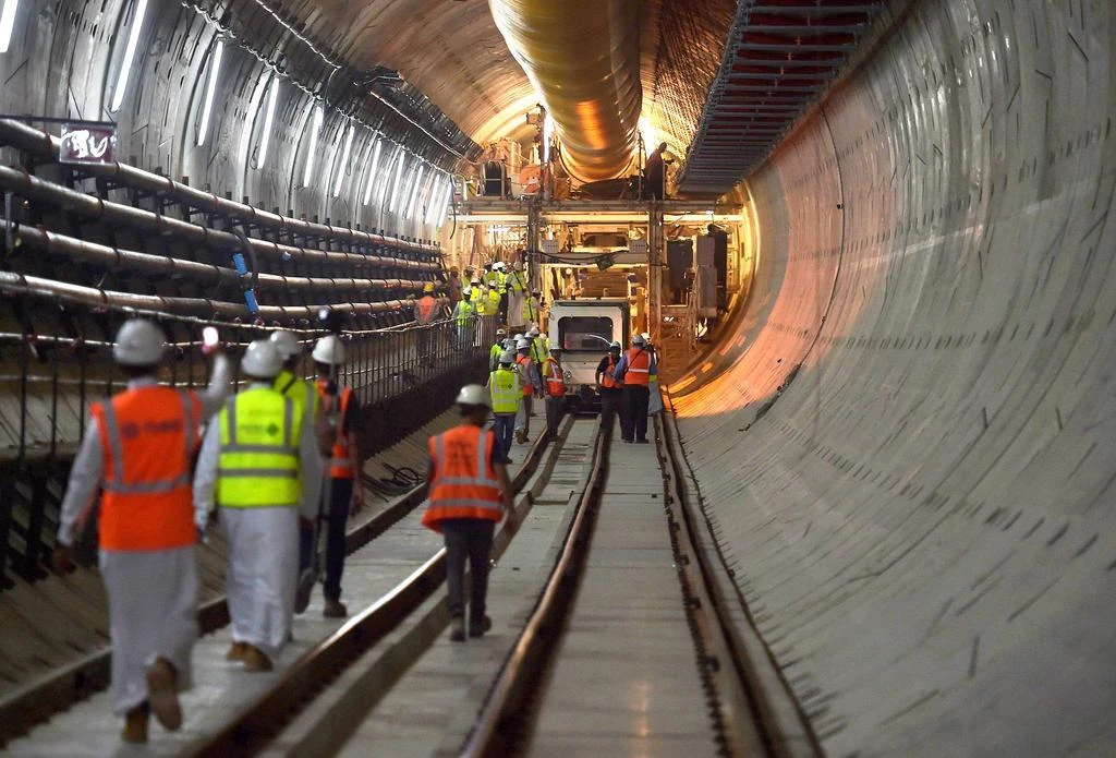 The Riyadh Metro project is part of the country’s ambitious program to reform the economy and society. (Reuters)