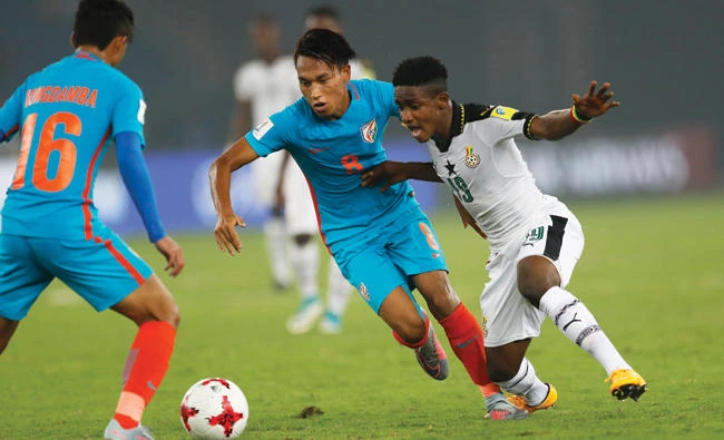 India endured yet more heartache on the football field as they came bottom of their group in the Under-17 World Cup, losing all three matches scoring just one goal and conceding nine. (AP)