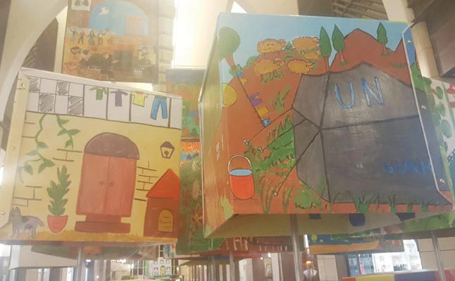 The Butterfly Project involves 500 children from 22 schools around Lebanon.