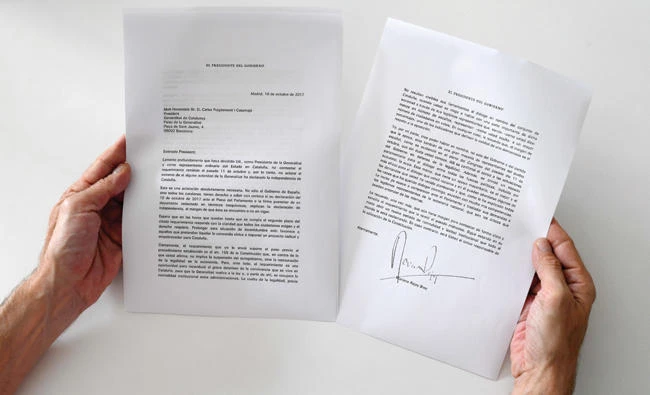 Spain gives Catalans three days to drop independence bid