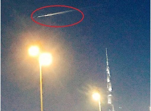 Did you see the fiery streaks in the sky over the Gulf on Monday? Here is what you saw
