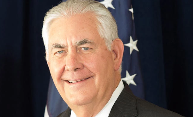US Secretary of State Rex Tillerson poses as he meets with Indian External Affairs Minister Sushma Swaraj (not shown) at the Lotte New York Palace Hotel, in this September 22, 2017 photo, in New York. (AFP)