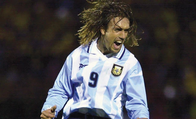 Batistuta scored twice at the 1992 tournament. (AP)