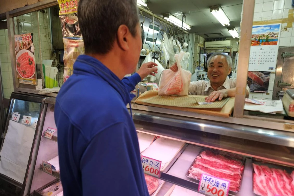 Shop owner Kozo Ito, above, says that visitors to the “Shotengai” — or traditional Japanese shopping street — think there is a bank holiday because so many shops are shuttered. (AFP)