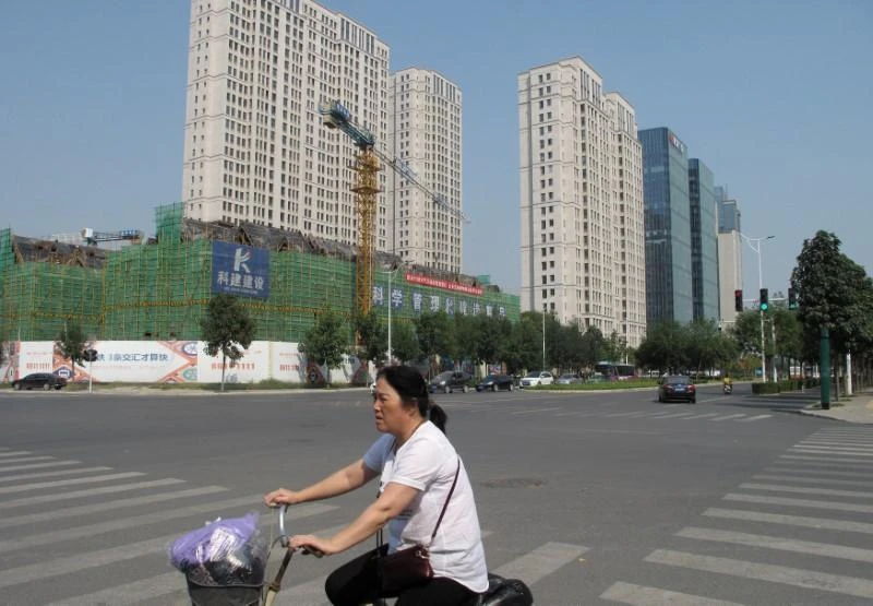 Property sales in China dropped for the first time in over two-and-half years in September, according to Reuters calculations. (Reuters)
