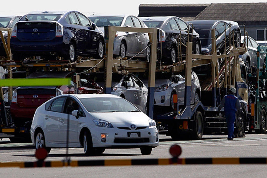 Toyota will suspend operations at all of its assembly plants in Japan, including those of its subsidiaries, from Monday morning. (Reuters)