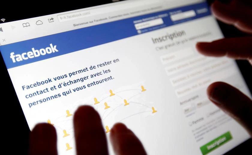 An illustration picture shows the log-on screen for the website Facebook on an Ipad, in Bordeaux, Southwestern France on January 30, 2013. (File photo by Reuters)