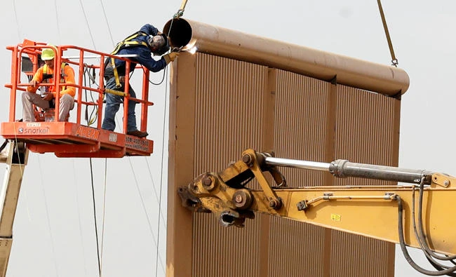 Border wall prototypes a first small step on Trump campaign promise
