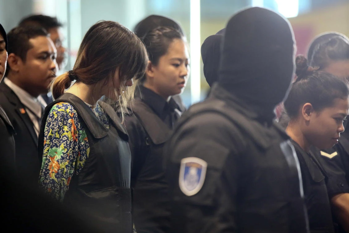 Chaotic scenes as suspects wheeled around airport where N.Korean leader’s brother killed