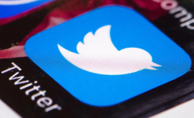 This April 26, 2017, photo shows the Twitter app on a mobile phone in Philadelphia. (AP)