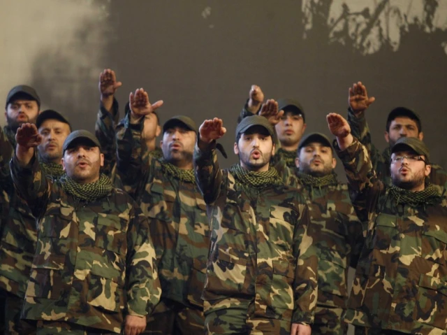 Hezbollah fighters.(REUTERS)