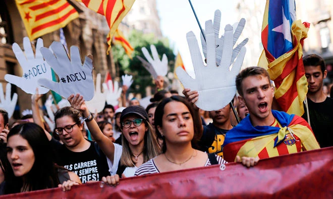 Confusion as Catalan president cancels address