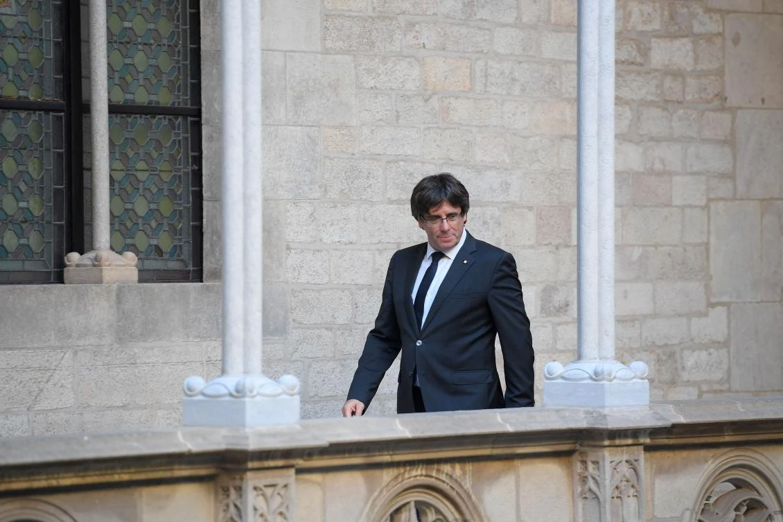 Catalan president Carles Puigdemont. (AFP)