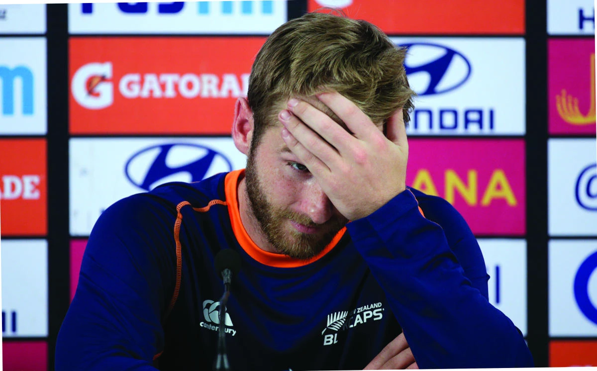 The defeat to India was a ‘head in the hands’ moment for Kane Williamson. (AFP)