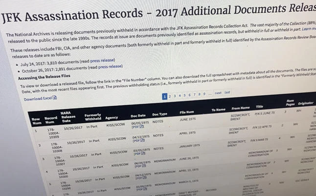 Trump releases some JFK assassination files, holds back others
