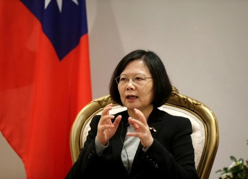 Taiwanese President Tsai Ing-wen departs on Saturday on a week-long trip to three Pacific island allies — Tuvalu, the Solomon Islands and the Marshall Islands — transiting via Honolulu and Guam. (Reuters)