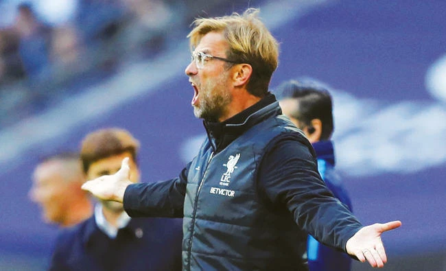 Liverpool Manager Jurgen Klopp is feeling the strain caused by his leaky Liverpool defense. (Reuters)