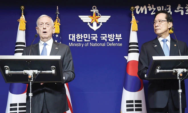 Pentagon chief says North Korea engages in ‘outlaw’ behavior