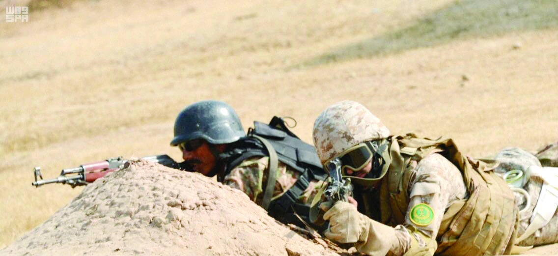 The exercise comprised a number of operations using live ammunition, including ambushes, combat patrols, dealing with IEDs, and deplaning. (SPA)