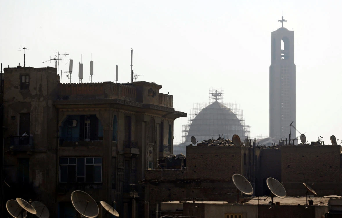 Old houses are seen around the main Coptic Cathedral in the capital of Cairo, Egypt Oct. 18, 2017. (Reuters/Amr Abdallah Dalsh)
