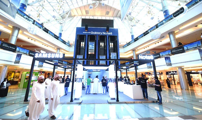 The Note8 roadshow gathered a large crowd and encouraging feedback from visitors.