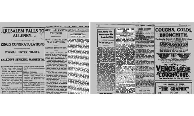 Now notorious declaration had muted media response in 1917