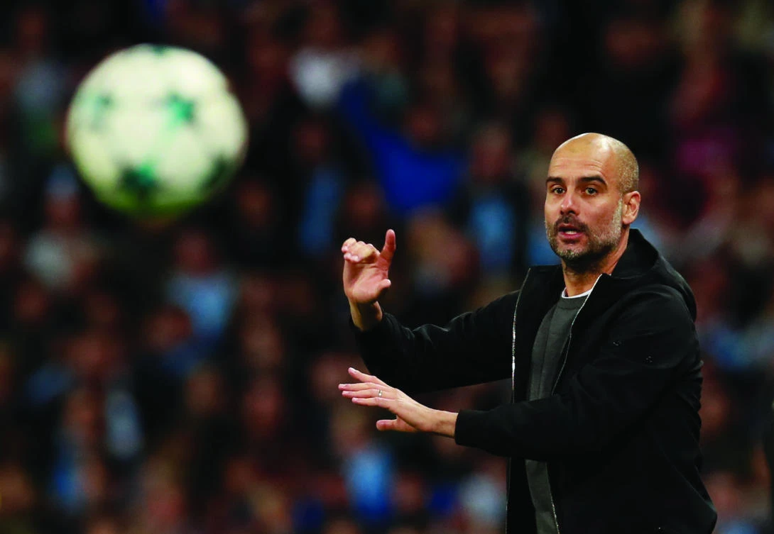 Focused City coach
Pep Guardiola. (AFP)