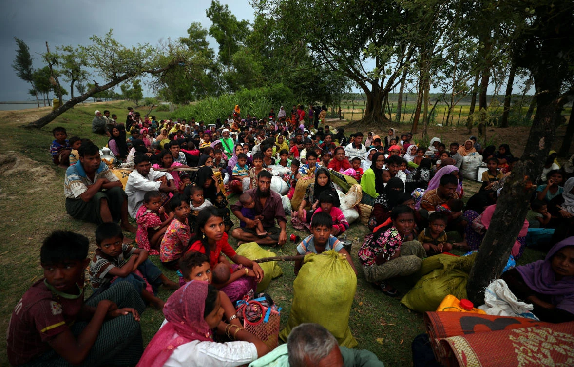 The Myanmar government has said it would accept the Rohingya once it was established that they had lived in Myanmar. (Reuters)