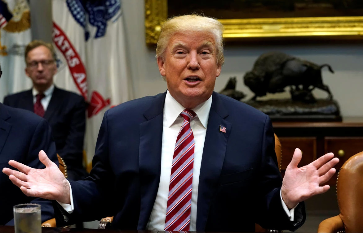US President Donald Trump and other top Republicans have proposed a plan that would cut taxes for corporations, small businesses and individuals by up to $6 trillion over a decade. (Reuters)
