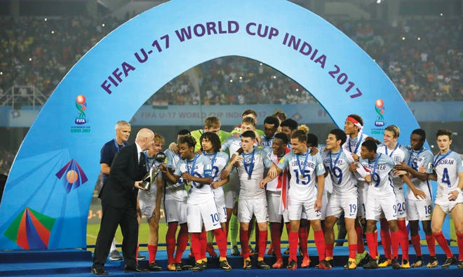 England won the recent Under-17 World Cup held in India. (Reuters)