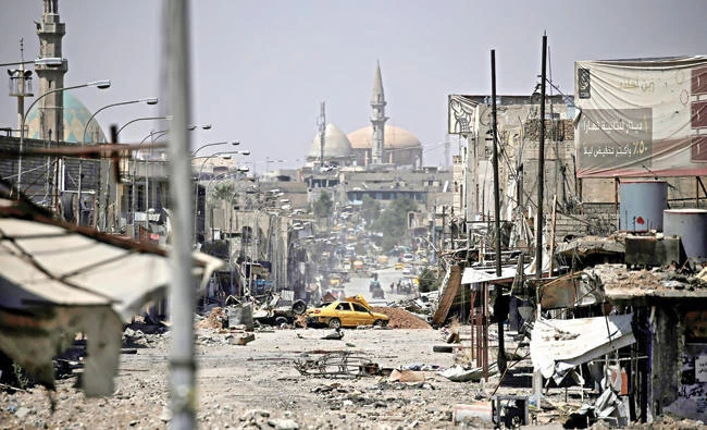 Part of Mosul after it was liberated from Daesh occupation. (AFP)