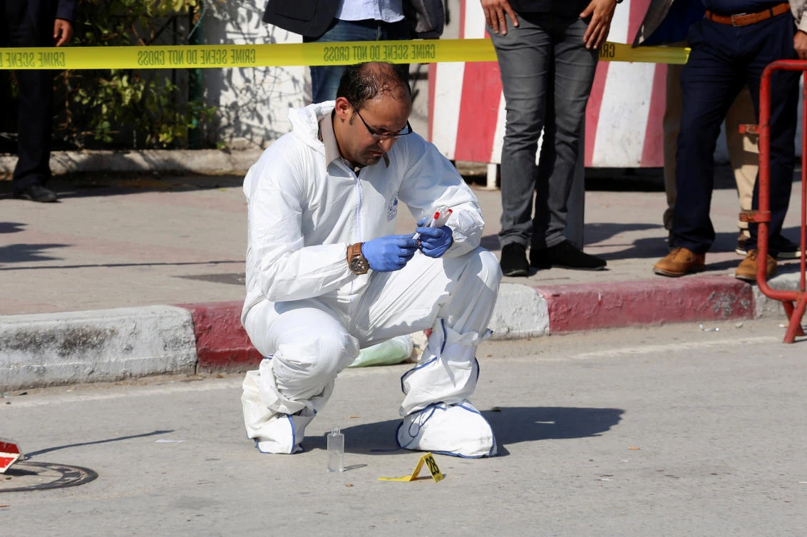 Tunisian policeman dies after knife attack outside parliament