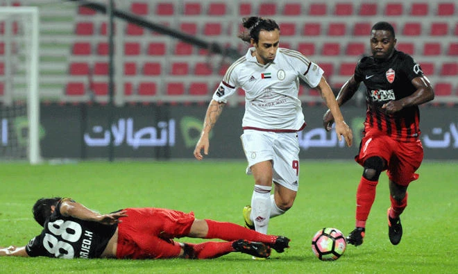 Another poorly attended club match in the UAE. (AFP)