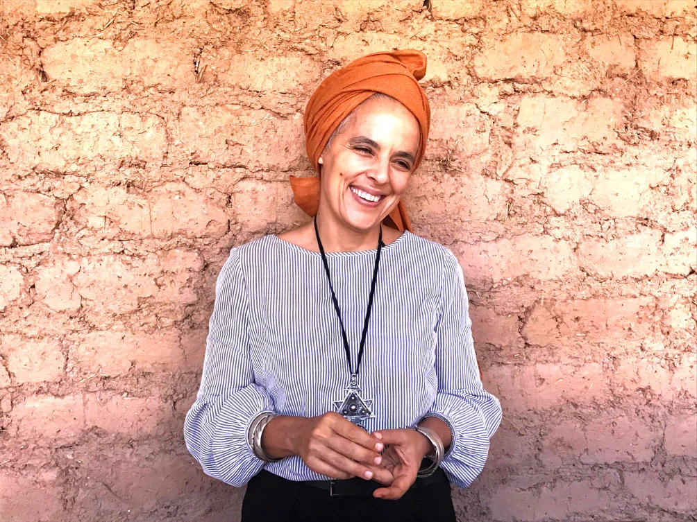 Salima Naji poses for a picture in Amtoudi, Morocco, in this file photo. (AFP)