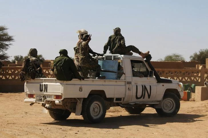 Above, peacekeeping forces in Mali. Nearly half of the cases involve the UN’s refugee agency, spokesman Stephane Dujarric said. (Reuters)