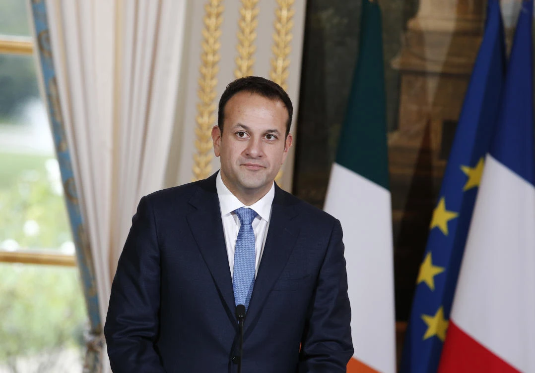 Irish Prime Minister Leo Varadkar said that he had told Apple chief Tim Cook that the government would do “anything within our power” to facilitate the resumption of the project. (AP)